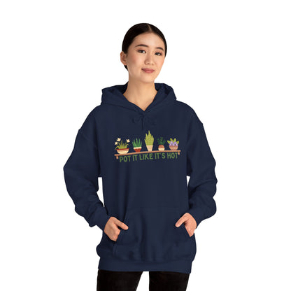 Pot It Like It’s Hot Plant Lover Hoodie - Snarky Wonderful - 2