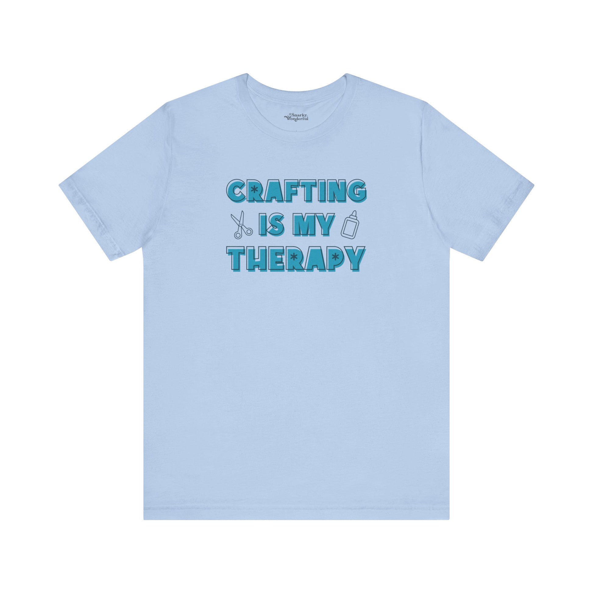 Crafting Is My Therapy T-Shirt - Snarky Wonderful - 3