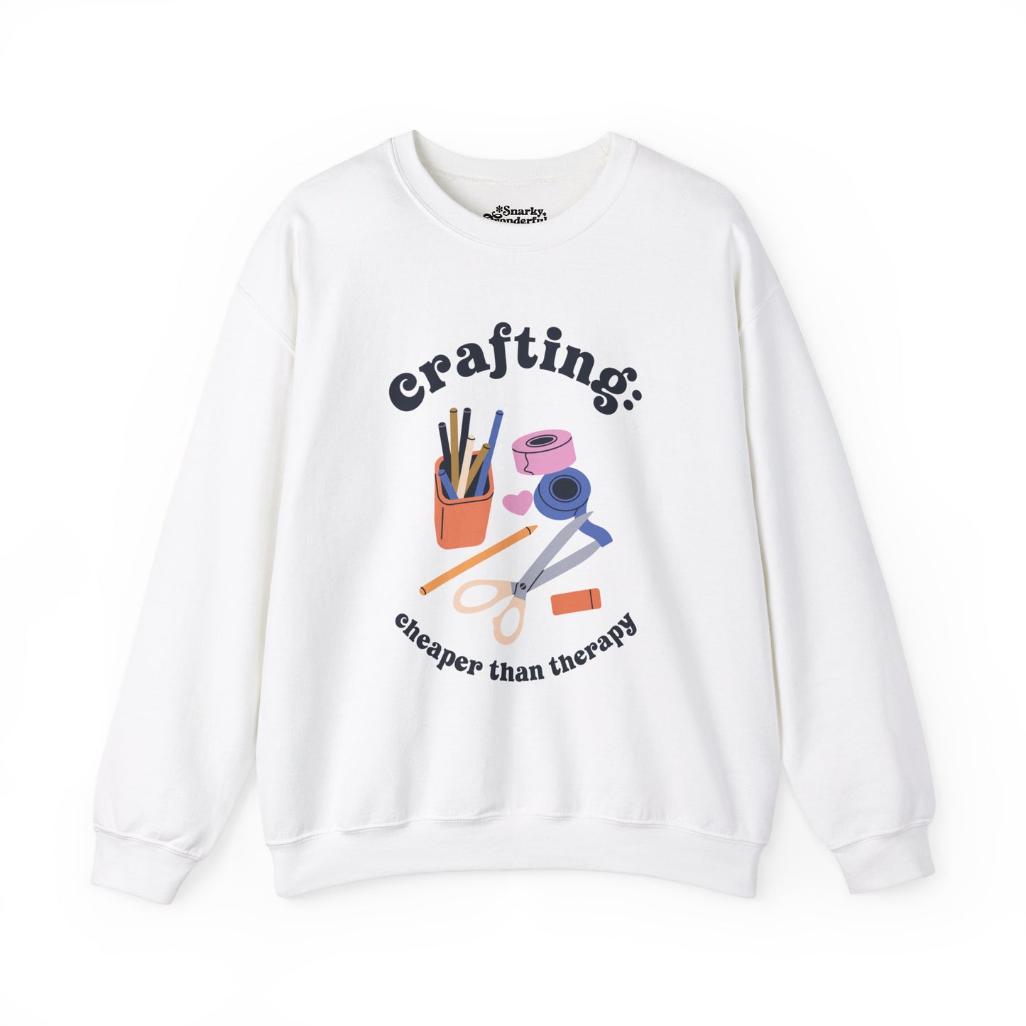 Crafting is Cheaper Than Therapy Sweatshirt