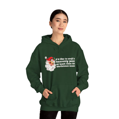 Christmas Crafting in Heavenly Peace Hoodie