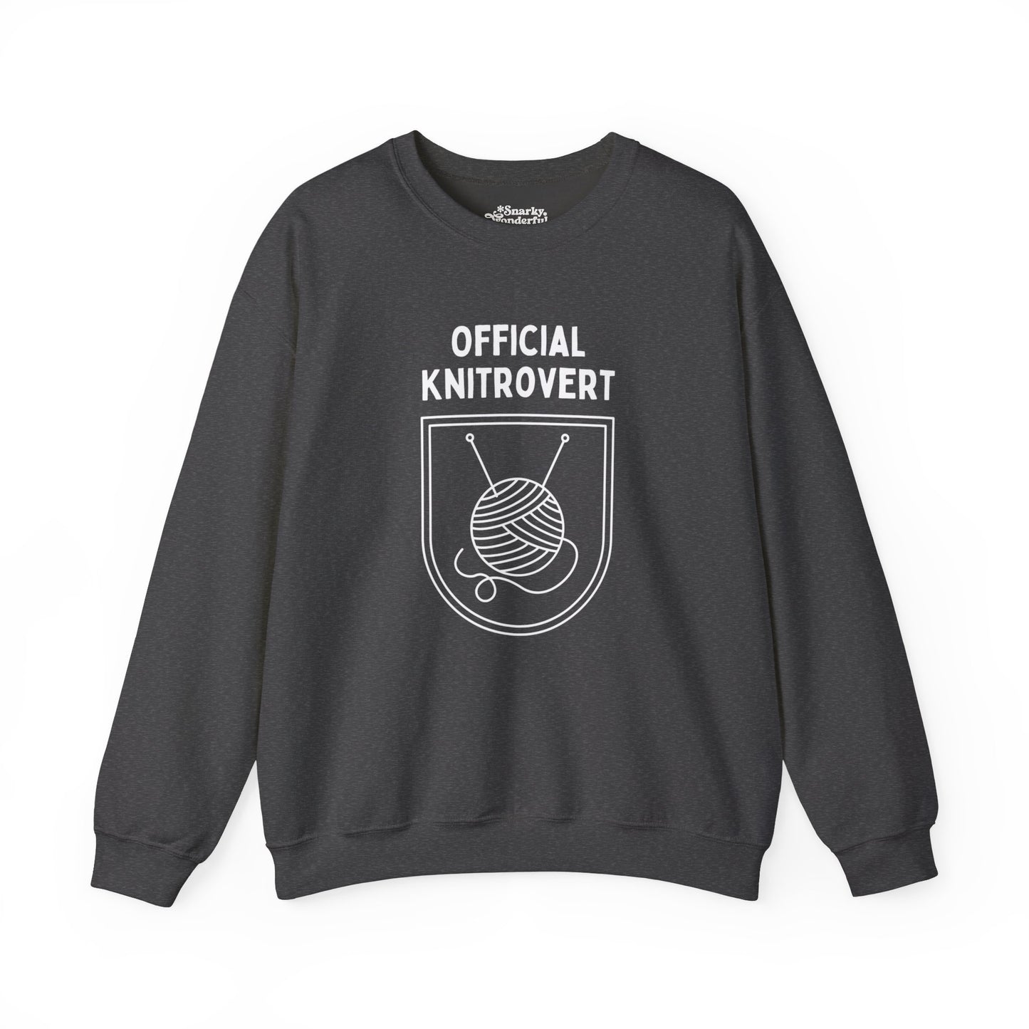 Official Knitrovert Yarn Lover Sweatshirt - Snarky Wonderful - 5