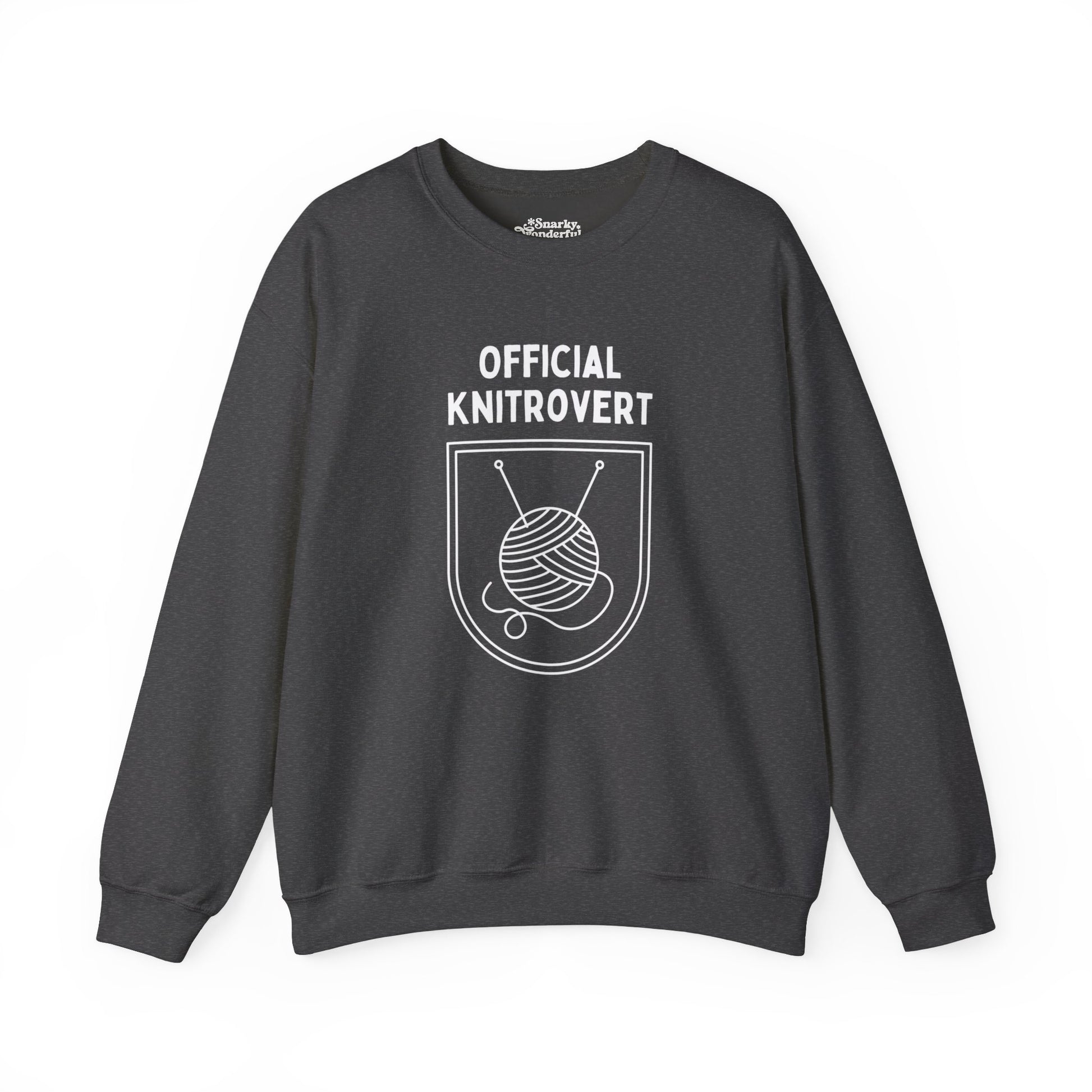 Official Knitrovert Yarn Lover Sweatshirt - Snarky Wonderful - 5