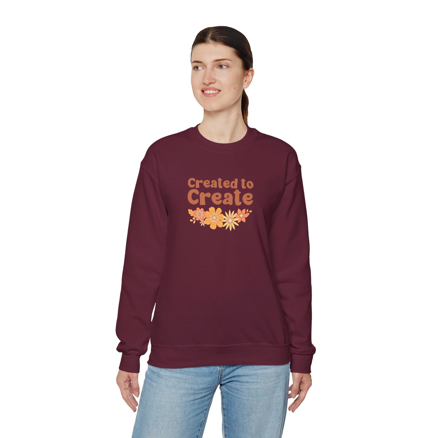 Created to Create Sweatshirt - Snarky Wonderful - 2