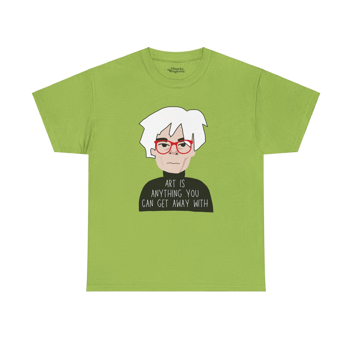 Creative Rebellion: Art Is Anything Warhol Essential Tee