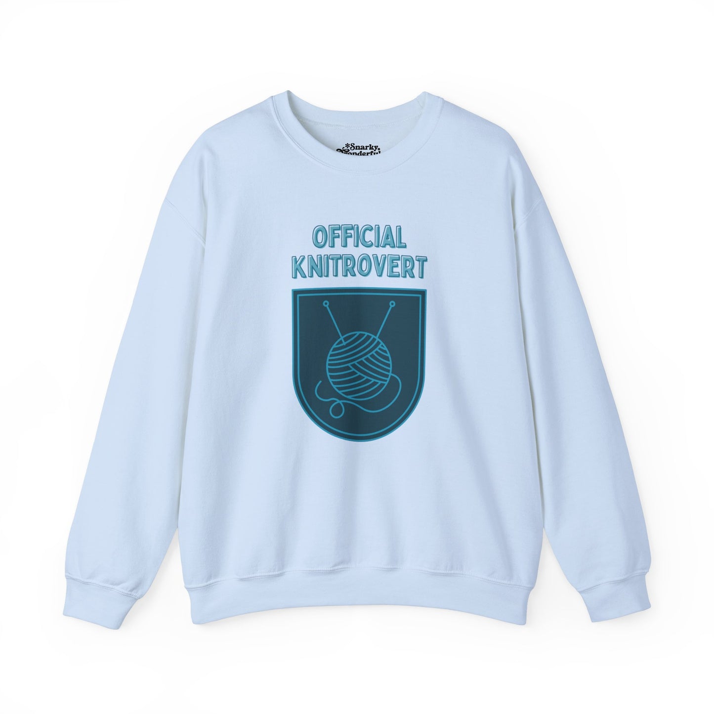 Official Knitrovert Yarn Lover Sweatshirt - Snarky Wonderful - 8