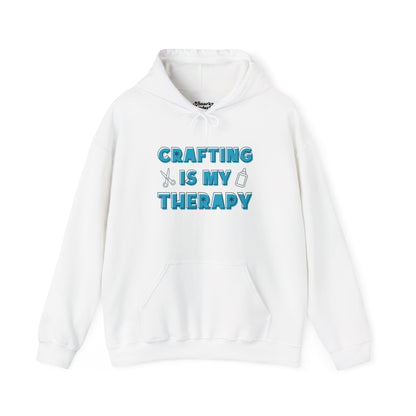 Crafting is My Therapy Hoodie - Snarky Wonderful - 3