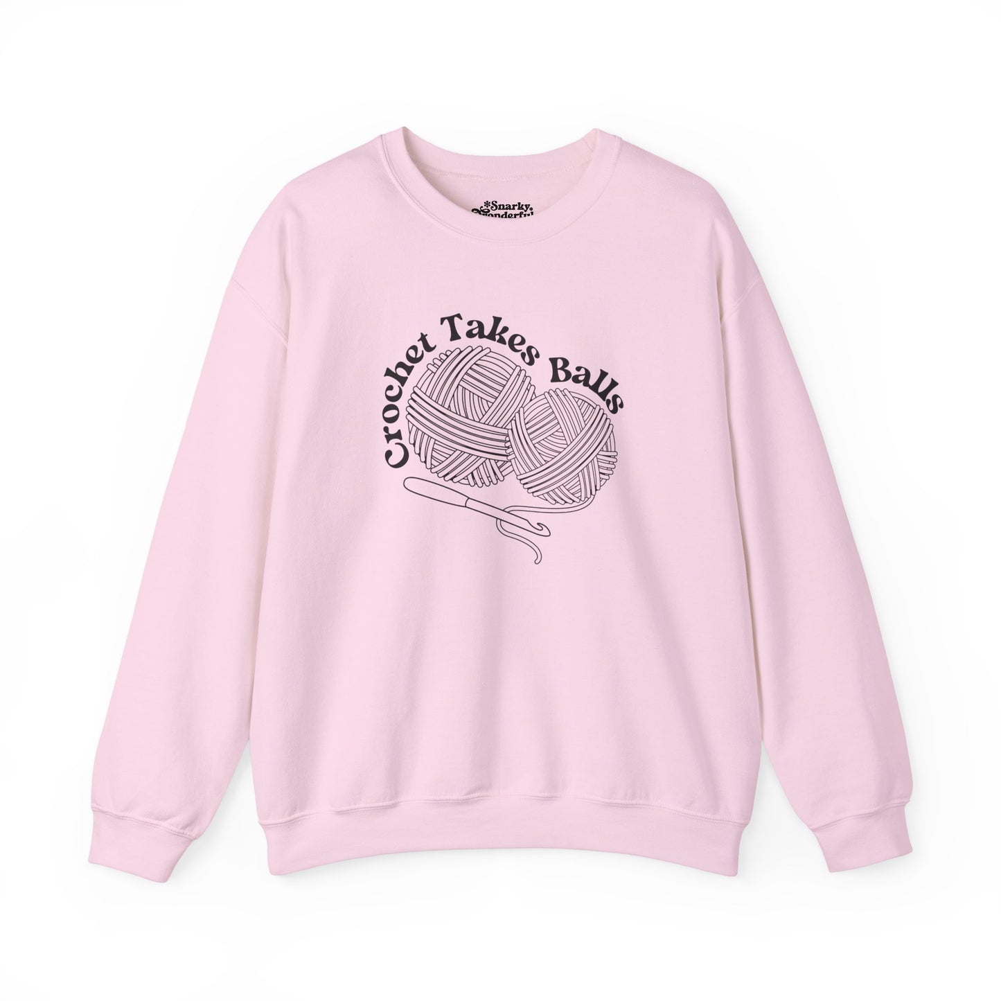 Crochet Takes Balls Sweatshirt