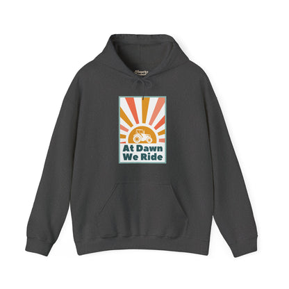 At Dawn We Ride Tractor Hoodie