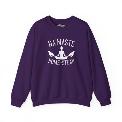 Homestead & Chill: Namaste Home-stead Sweatshirt - Snarky Wonderful - 10