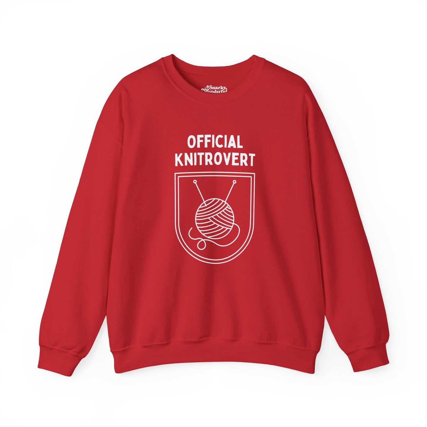 Official Knitrovert Yarn Lover Sweatshirt - Snarky Wonderful - 11