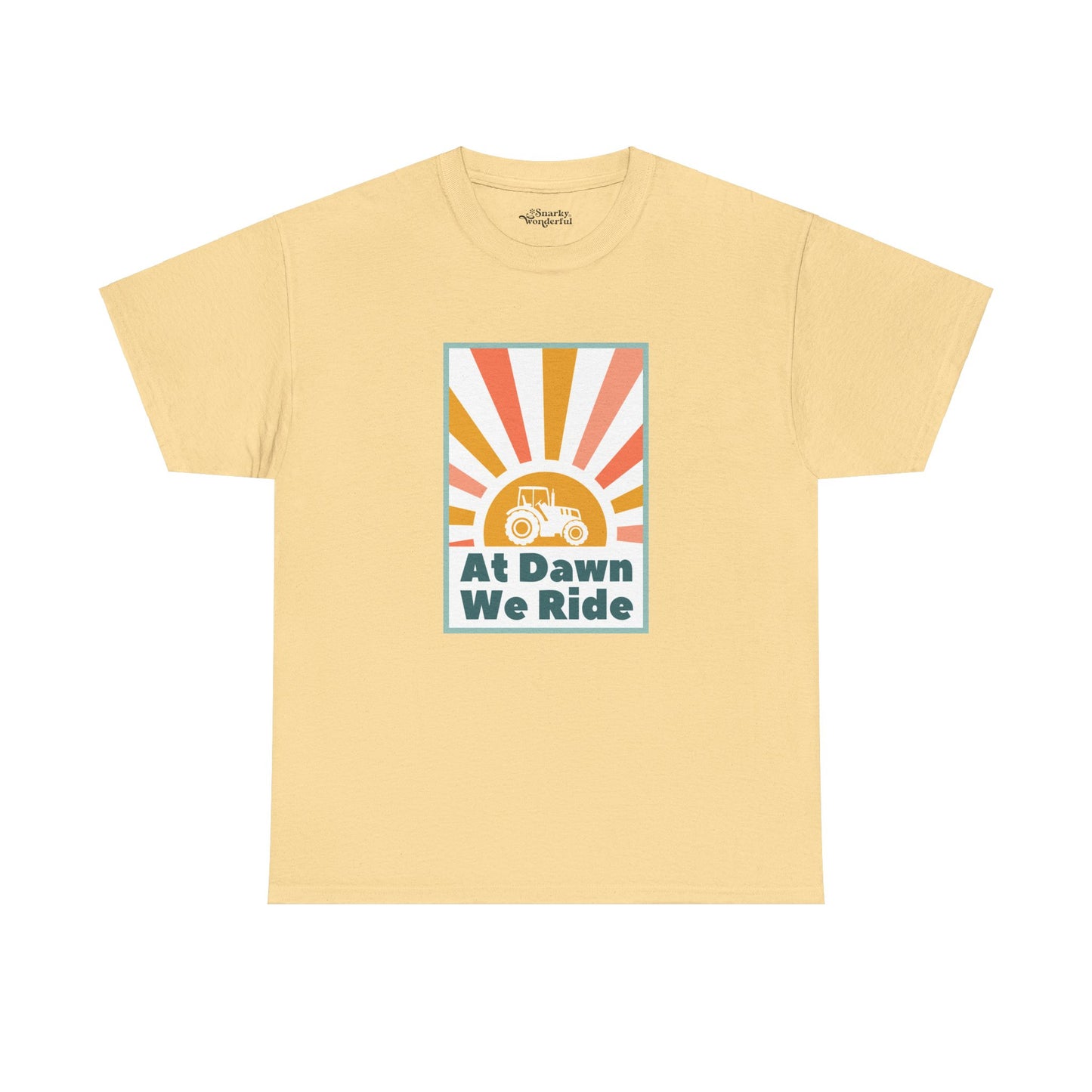 At Dawn We Ride Tractor Essential Tee