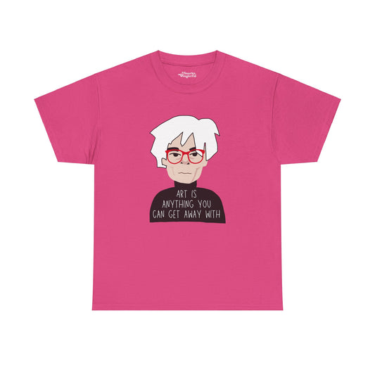 Creative Rebellion: Art Is Anything Warhol Essential Tee