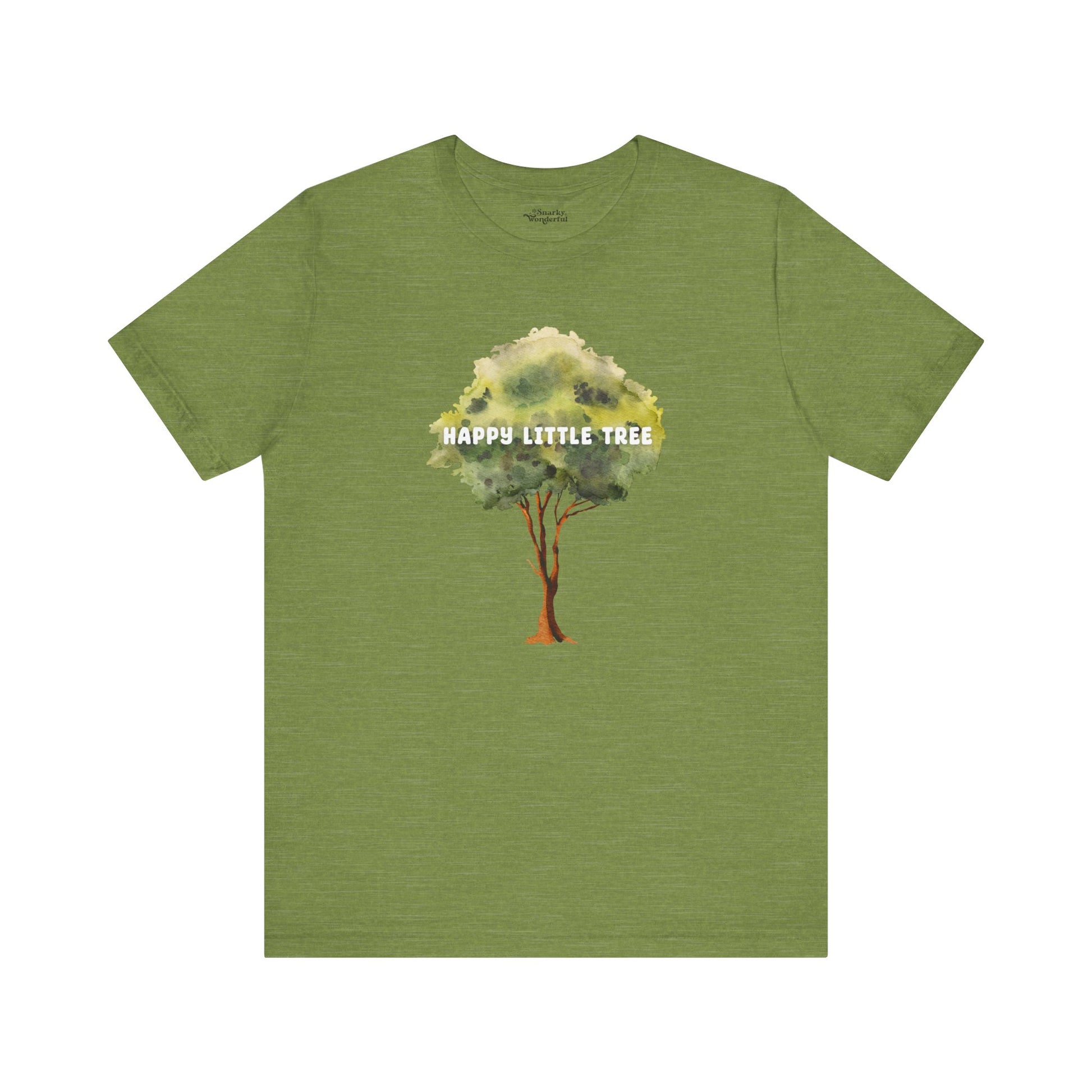 Happy Little Tree Art T-Shirt - Snarky Wonderful - 6