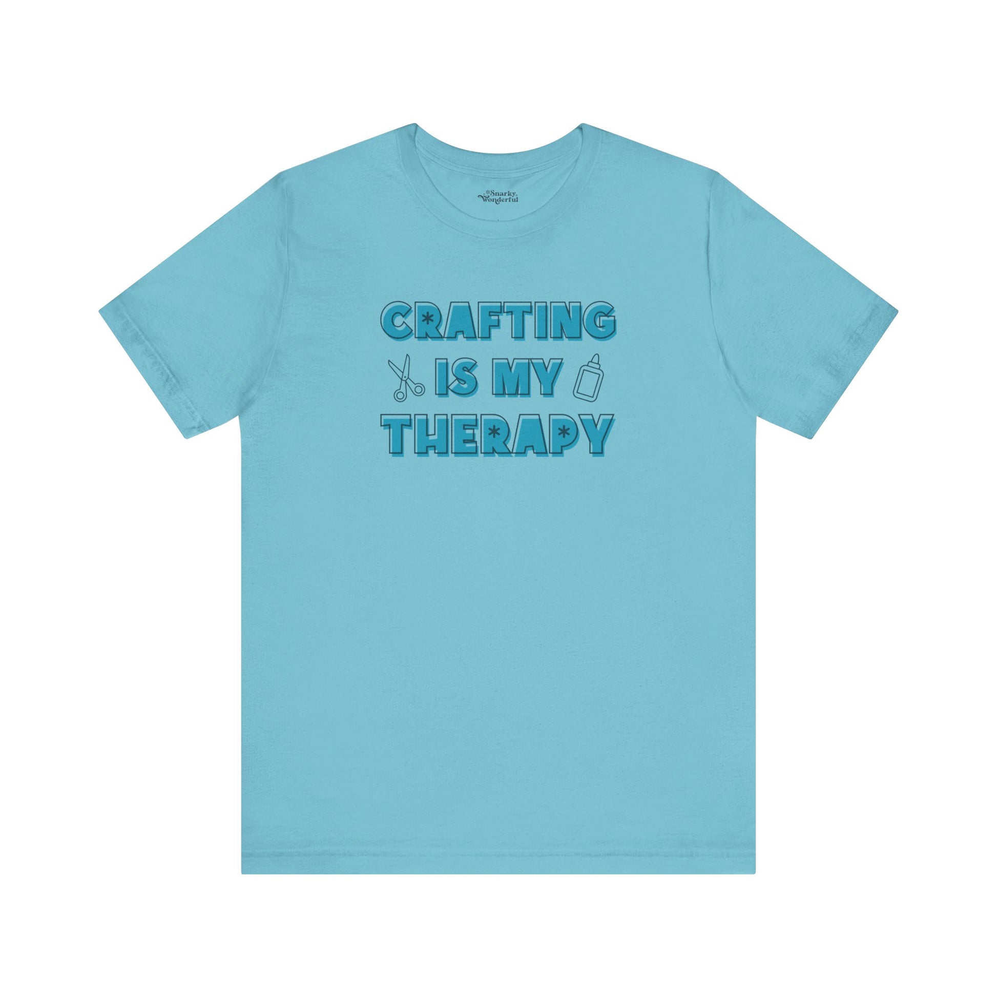 Crafting Is My Therapy T-Shirt - Snarky Wonderful - 5