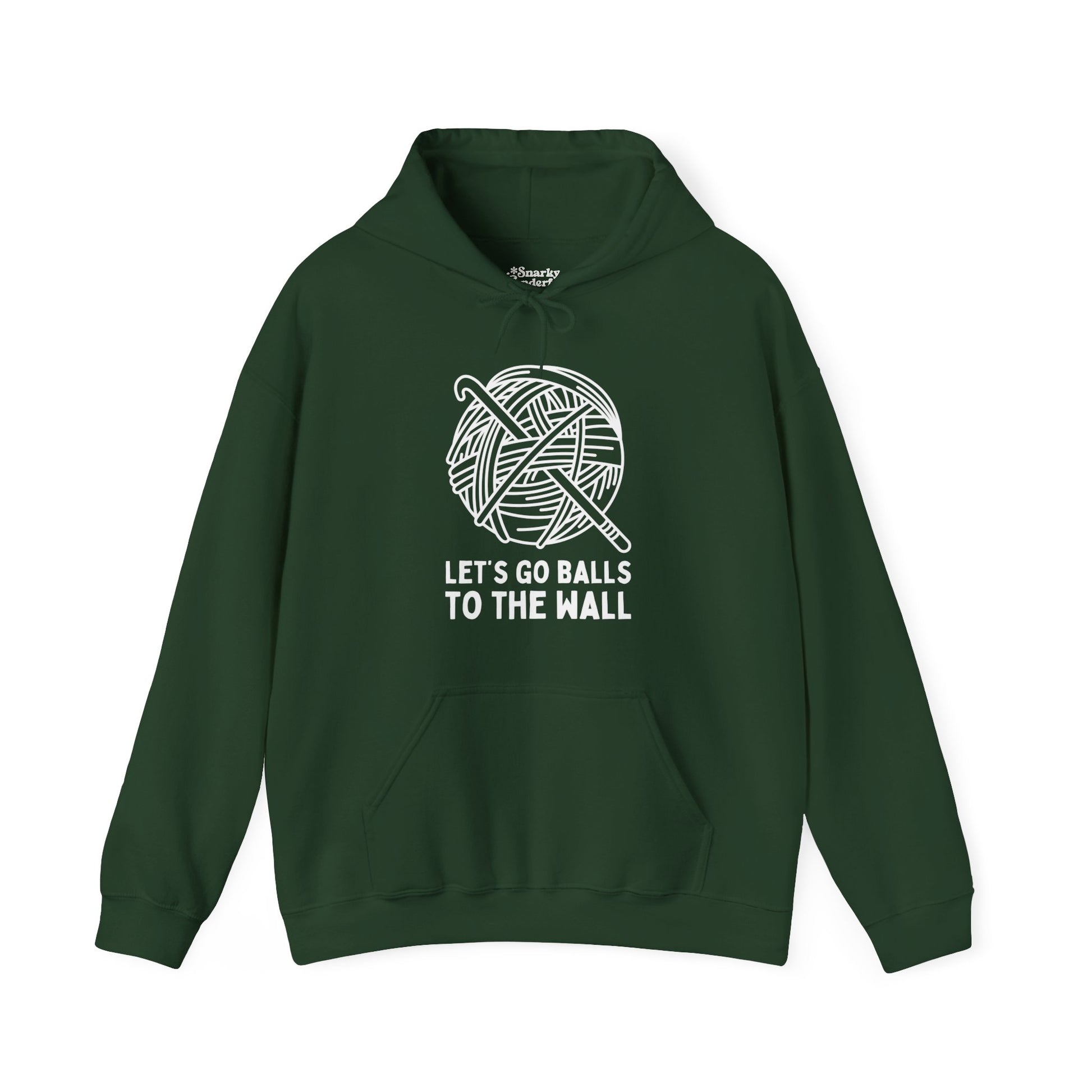 Let's Go Balls to the Wall Crochet Hoodie - Snarky Wonderful - 10