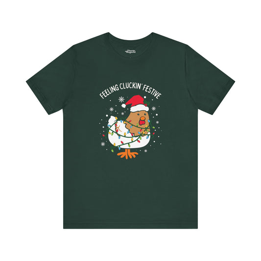 Feeling Cluckin' Festive Premium T-Shirt