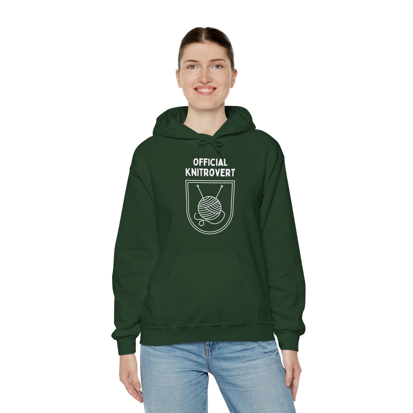 Official Knitrovert Yarn Lover Hoodie - Snarky Wonderful - 2