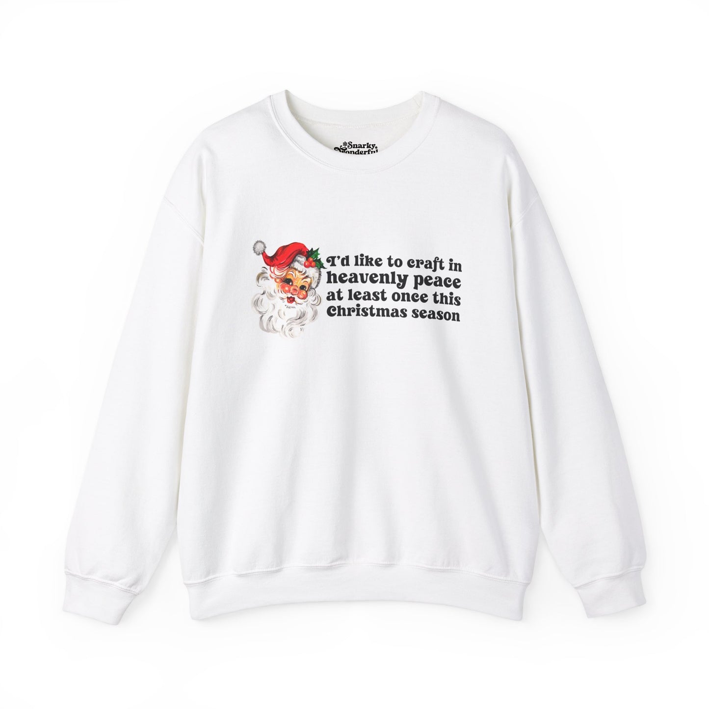 Christmas Crafting in Heavenly Peace Sweatshirt