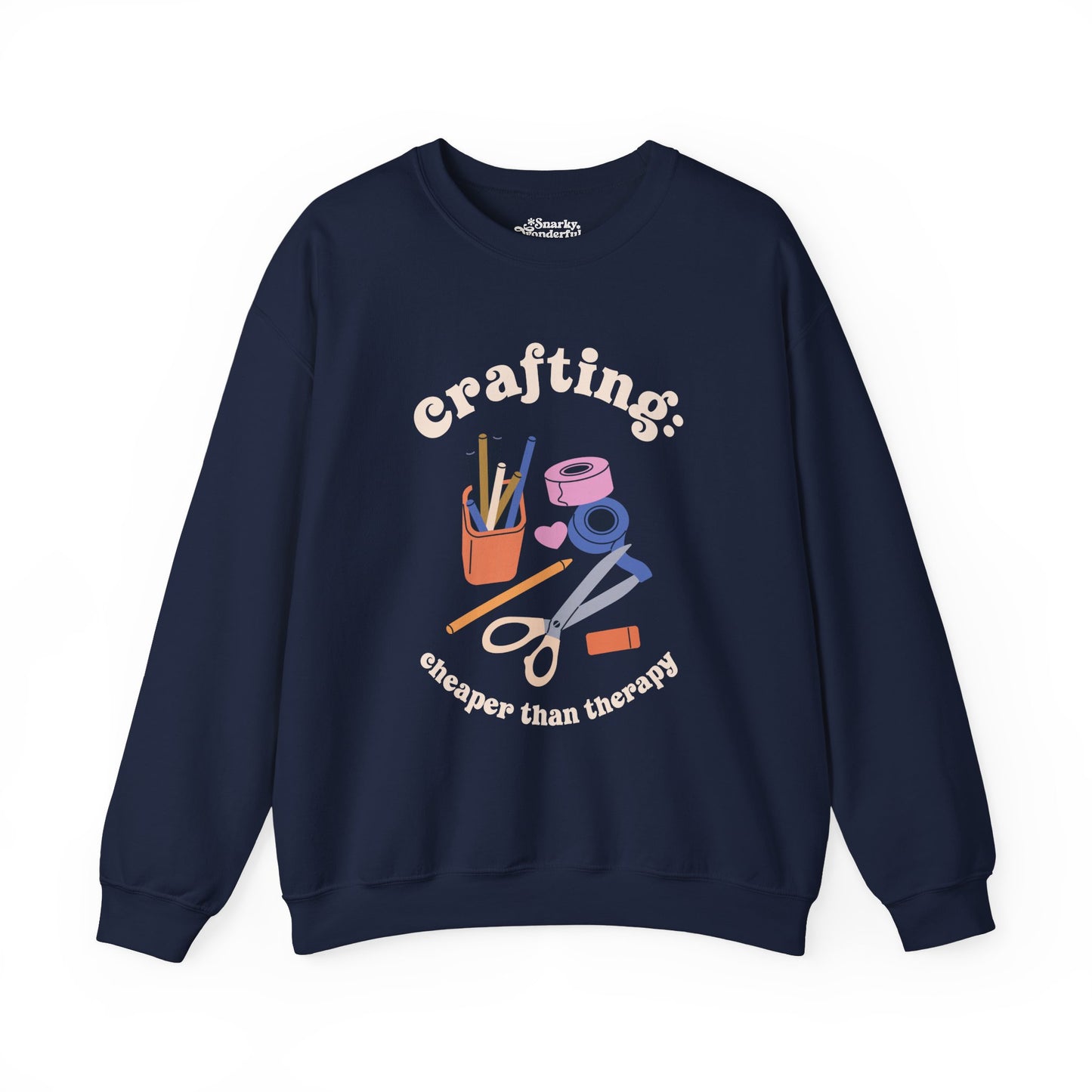 Crafting is Cheaper Than Therapy Sweatshirt