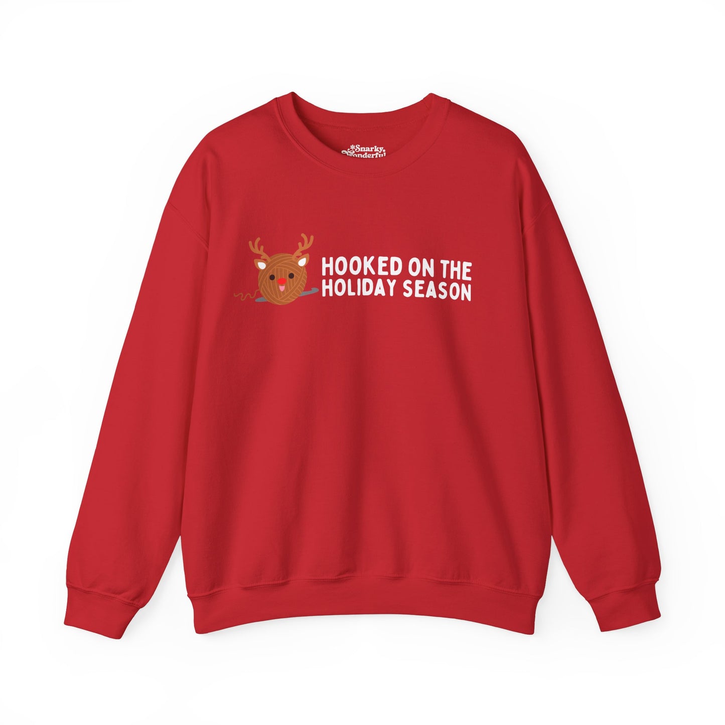 Hooked on the Holiday Season Crochet Sweatshirt