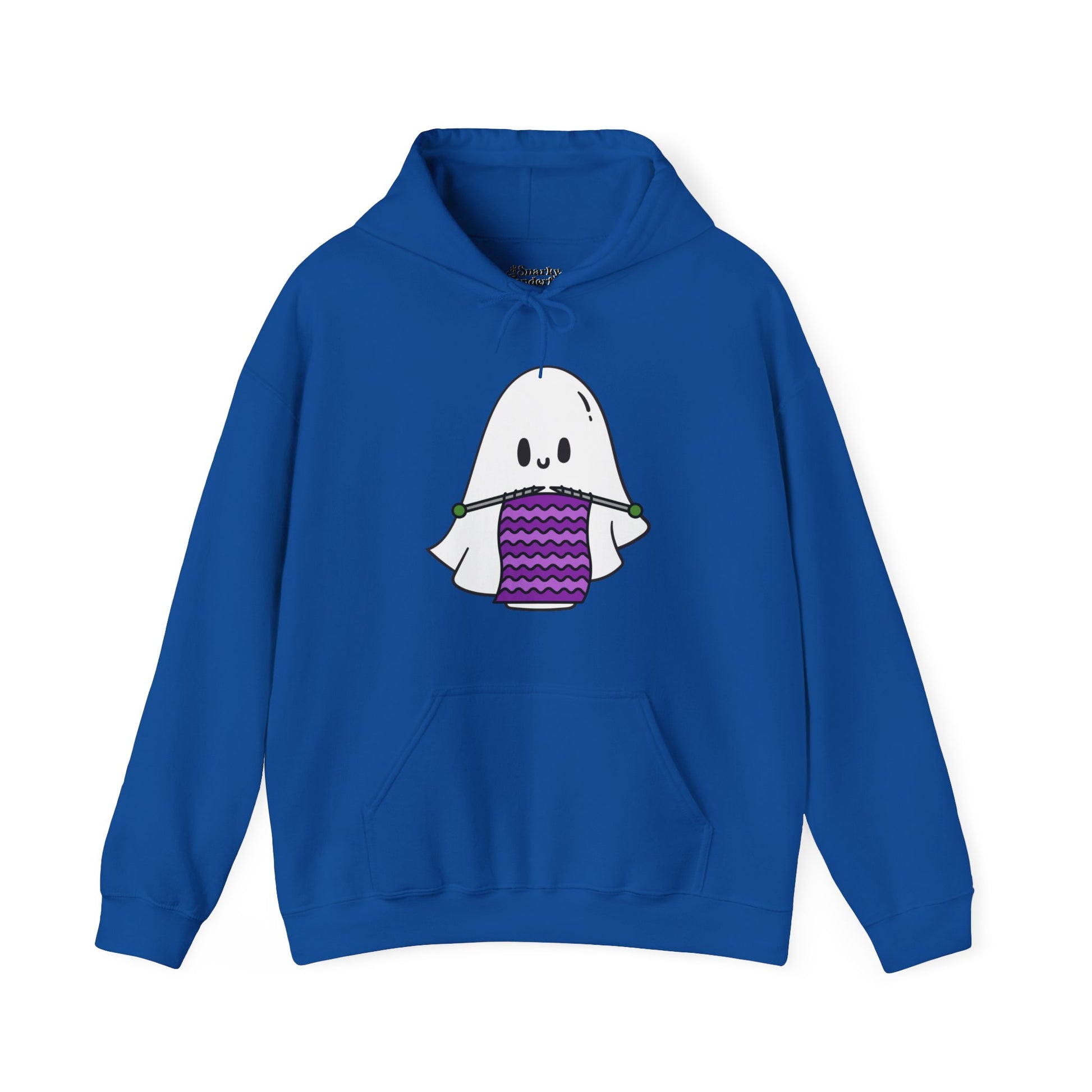 Knitting Ghost Halloween Hoodie - Snarky Wonderful - 1