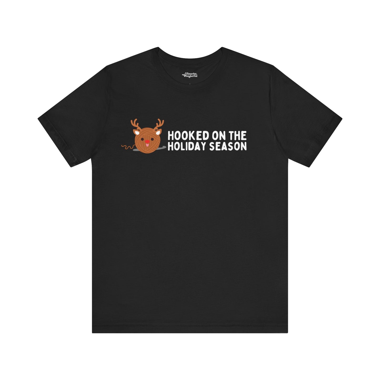 Hooked on the Holiday Season Crochet Premium T-Shirt