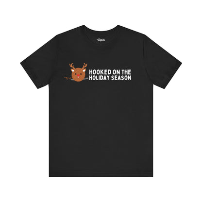 Hooked on the Holiday Season Crochet Premium T-Shirt