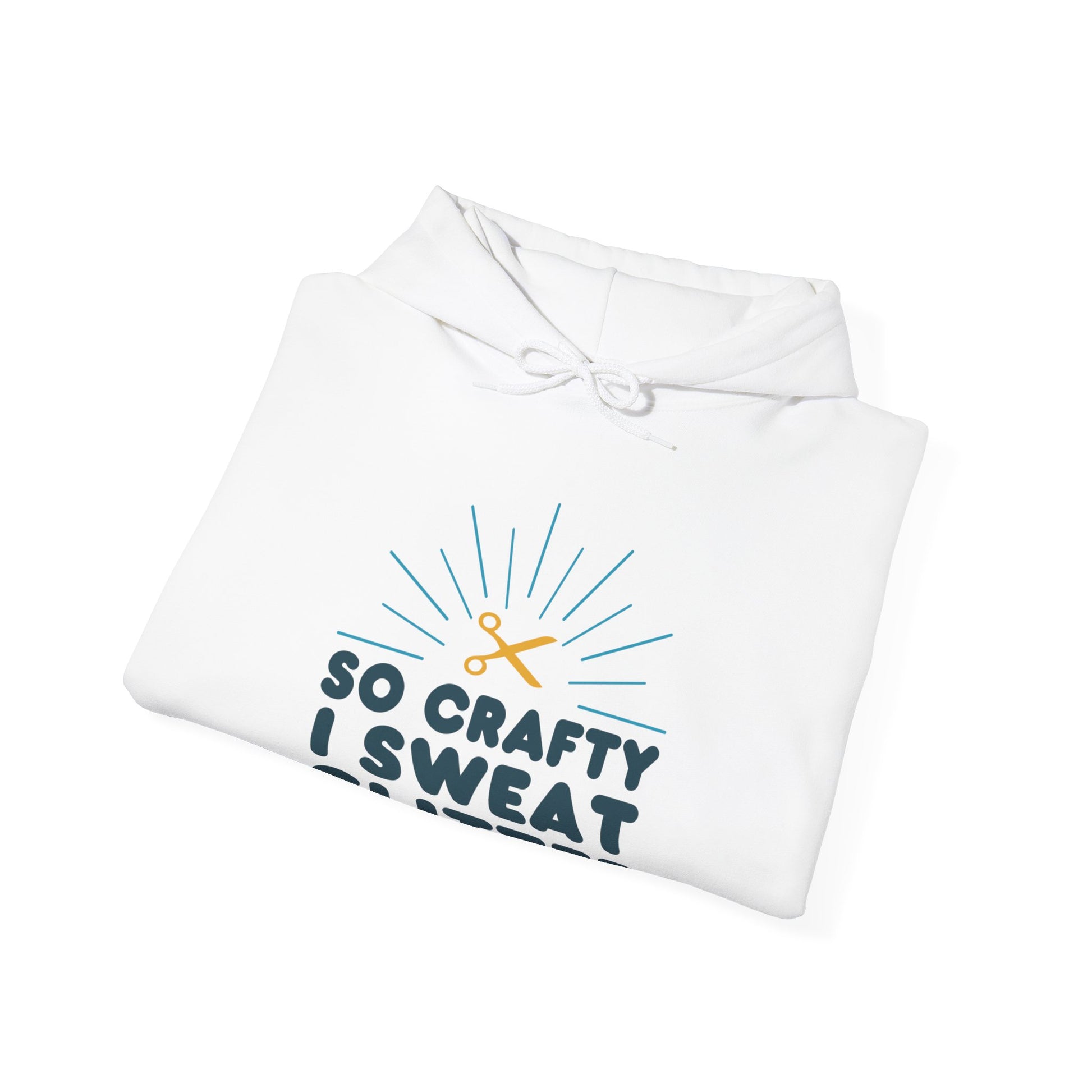 So Crafty I Sweat Glitter Hoodie - Snarky Wonderful - 2