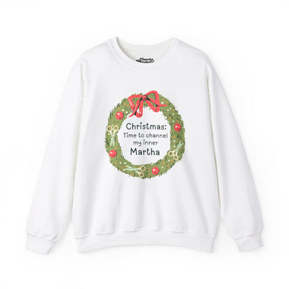 Channeling My Inner Martha at Christmas Sweatshirt