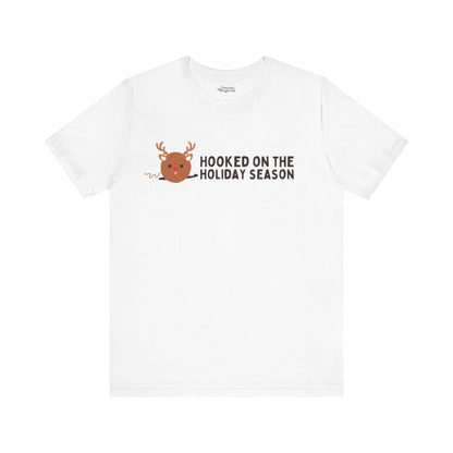 Hooked on the Holiday Season Crochet Premium T-Shirt