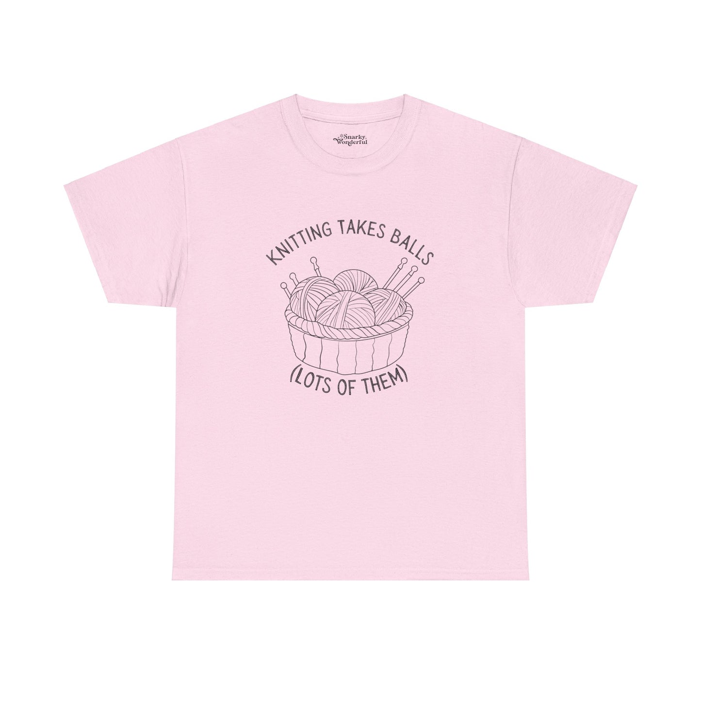 Knitting Takes Balls (Lots of Them) Essential Tee