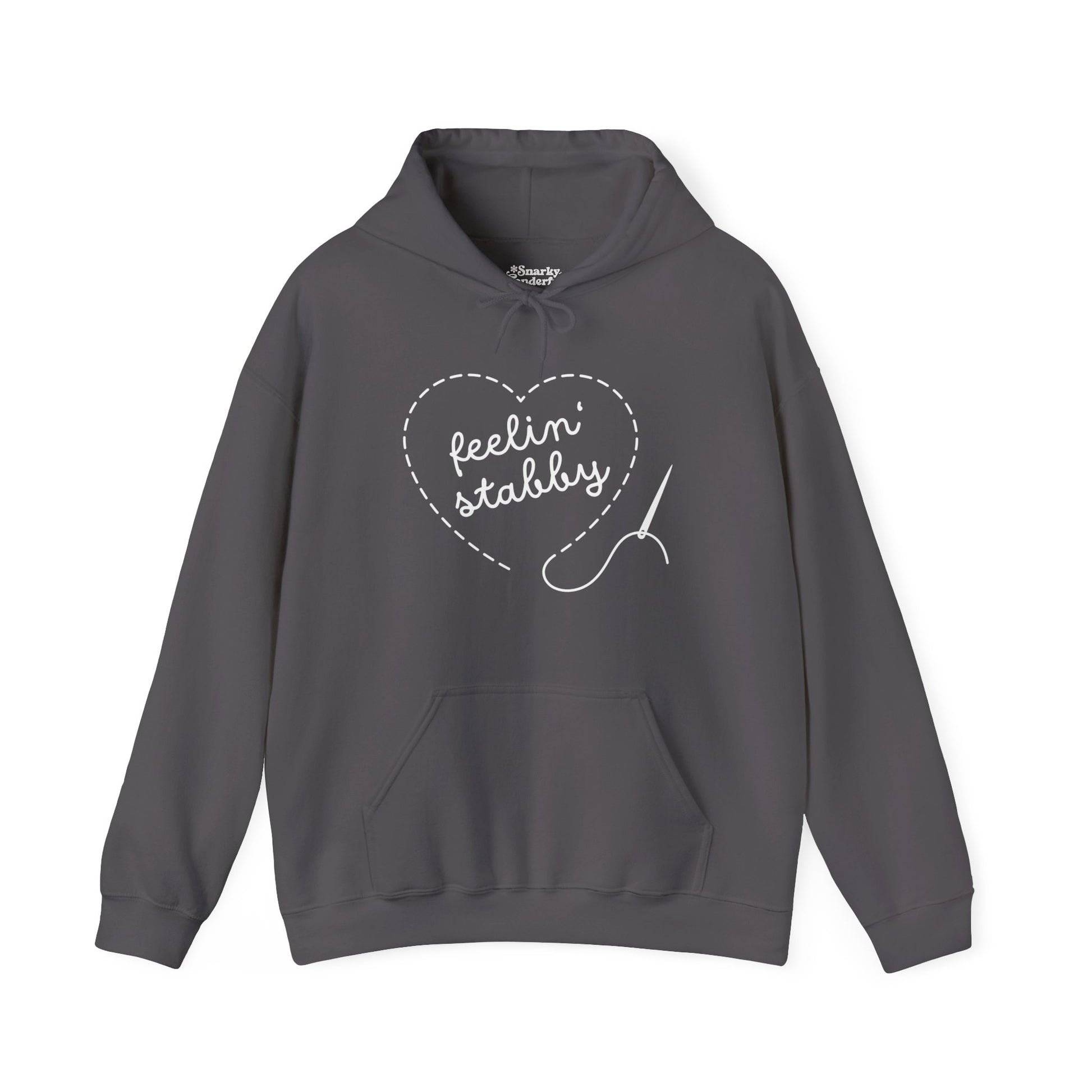 Feelin' Stabby Needlework Humor Hoodie - Snarky Wonderful - 1