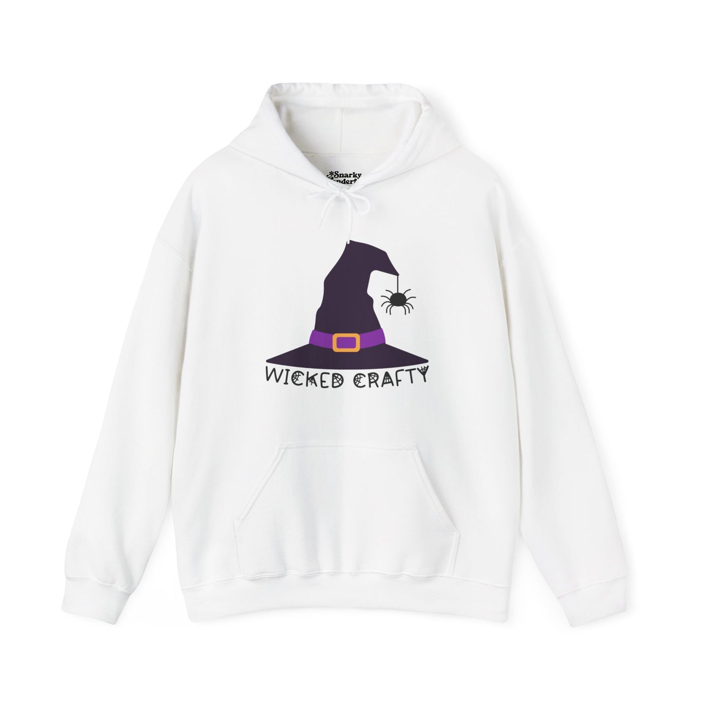 Wicked Crafty Witch Hat Halloween Hoodie - Snarky Wonderful - 1