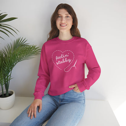 Feelin' Stabby Needlework Humor Sweatshirt - Snarky Wonderful - 2