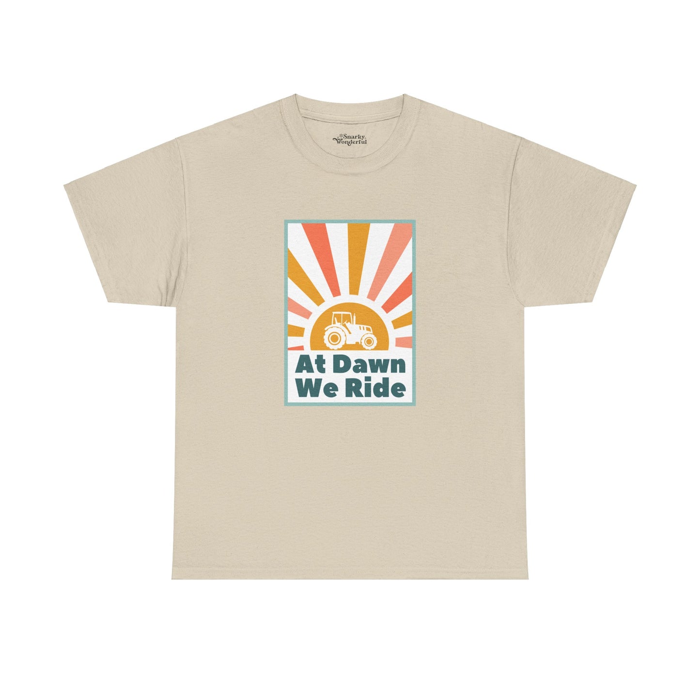 At Dawn We Ride Tractor Essential Tee