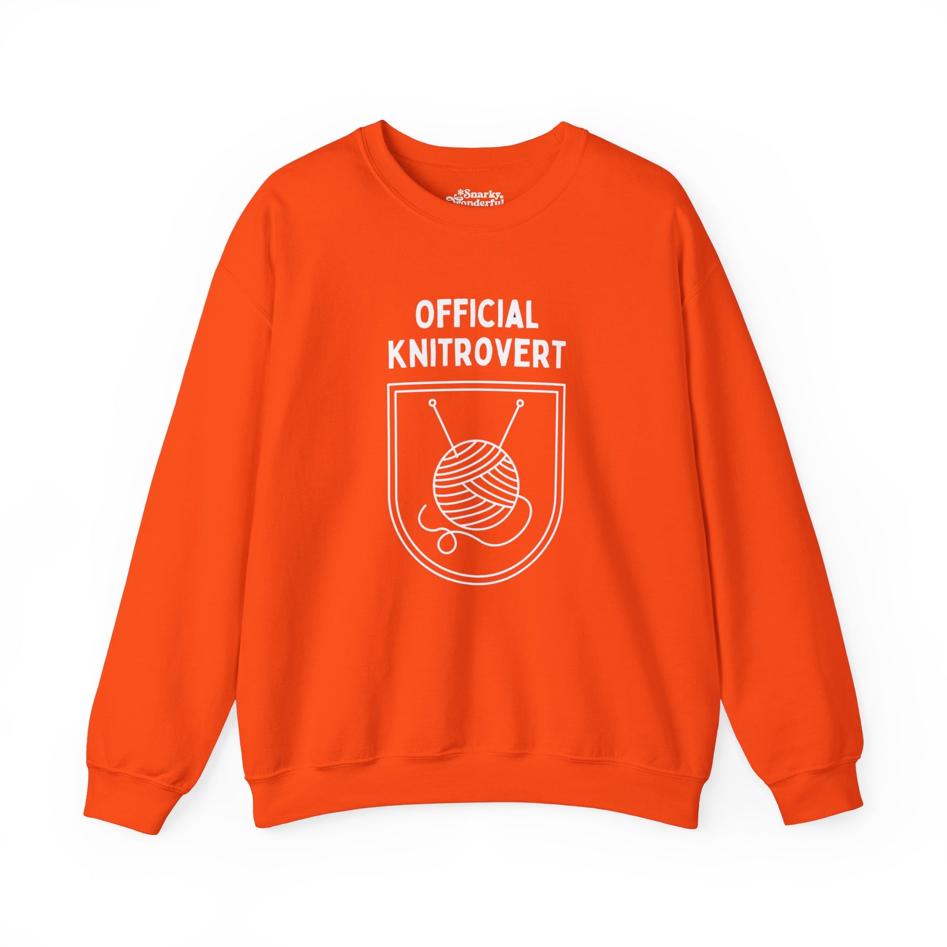 Official Knitrovert Yarn Lover Sweatshirt - Snarky Wonderful - 10