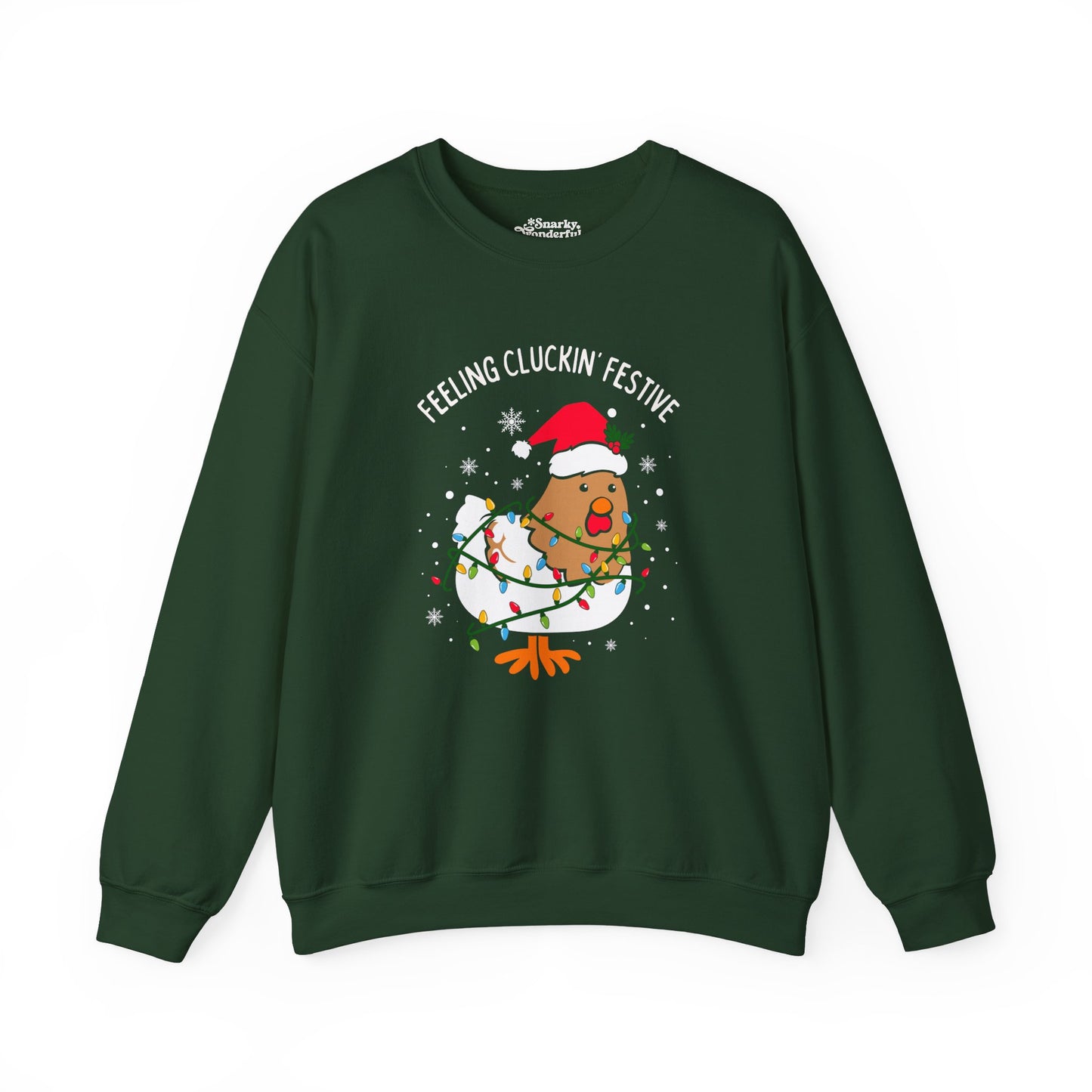 Feeling Cluckin' Festive Christmas Sweatshirt