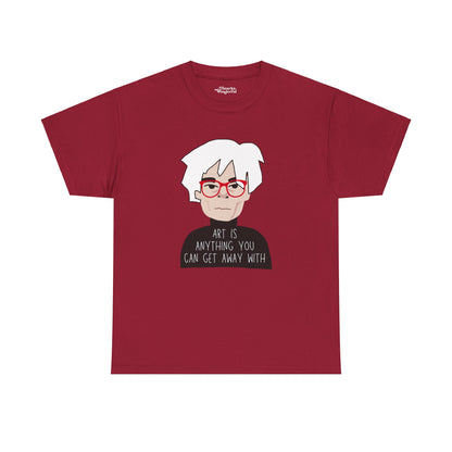 Creative Rebellion: Art Is Anything Warhol Essential Tee