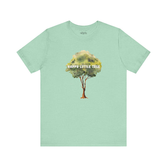 Happy Little Tree Art T-Shirt - Snarky Wonderful - 1