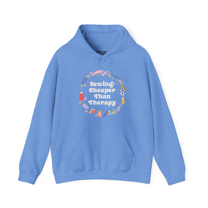 Sewing is Cheaper Than Therapy Hoodie