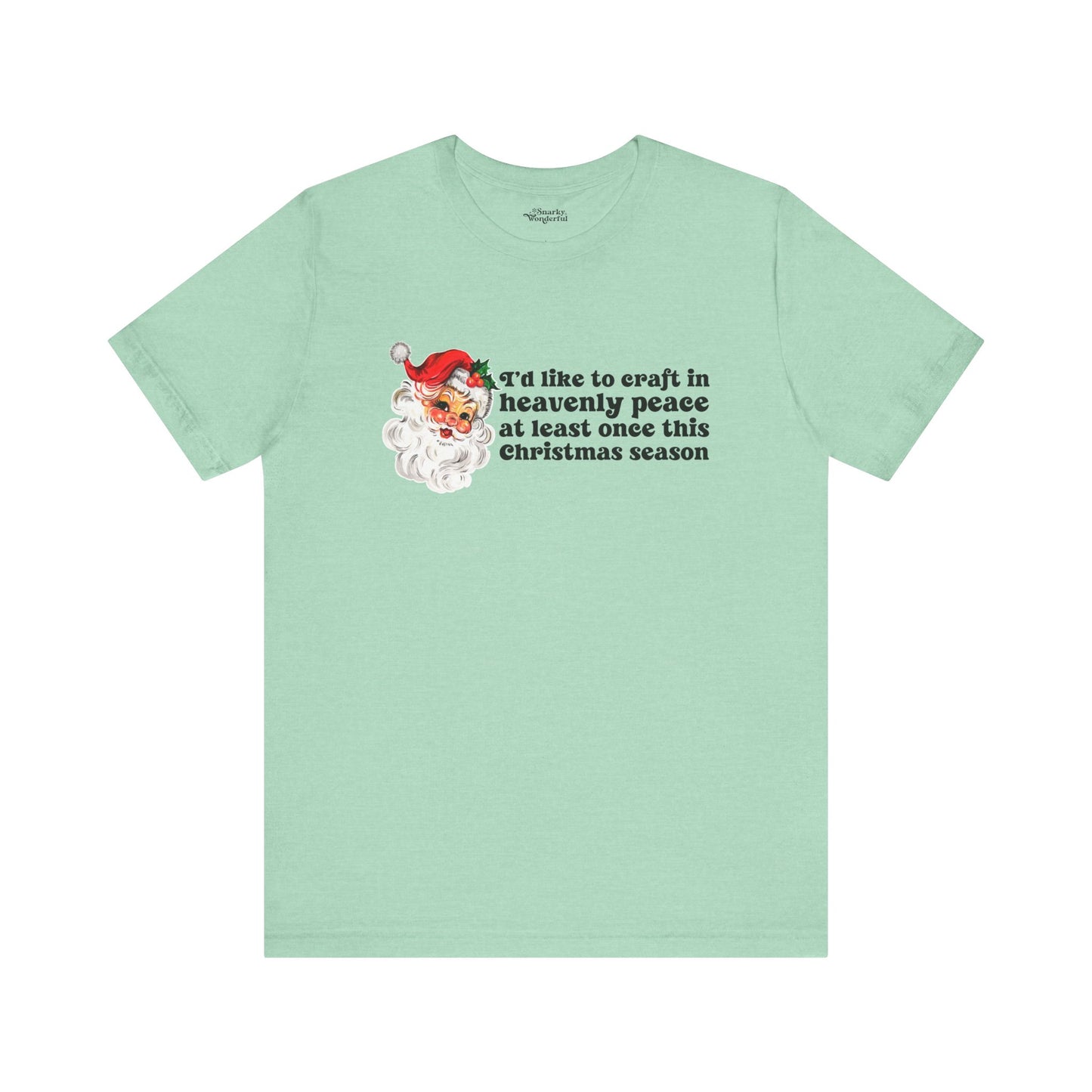 Christmas Crafting in Heavenly Peace Premium T-Shirt