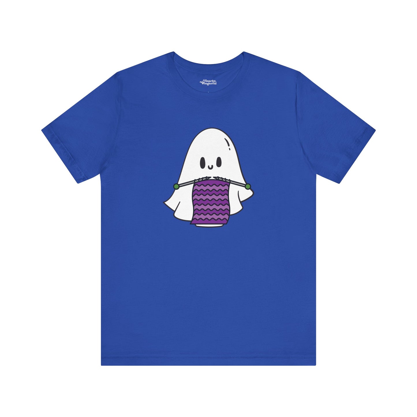 Knitting Ghost Halloween T-Shirt - Snarky Wonderful - 9