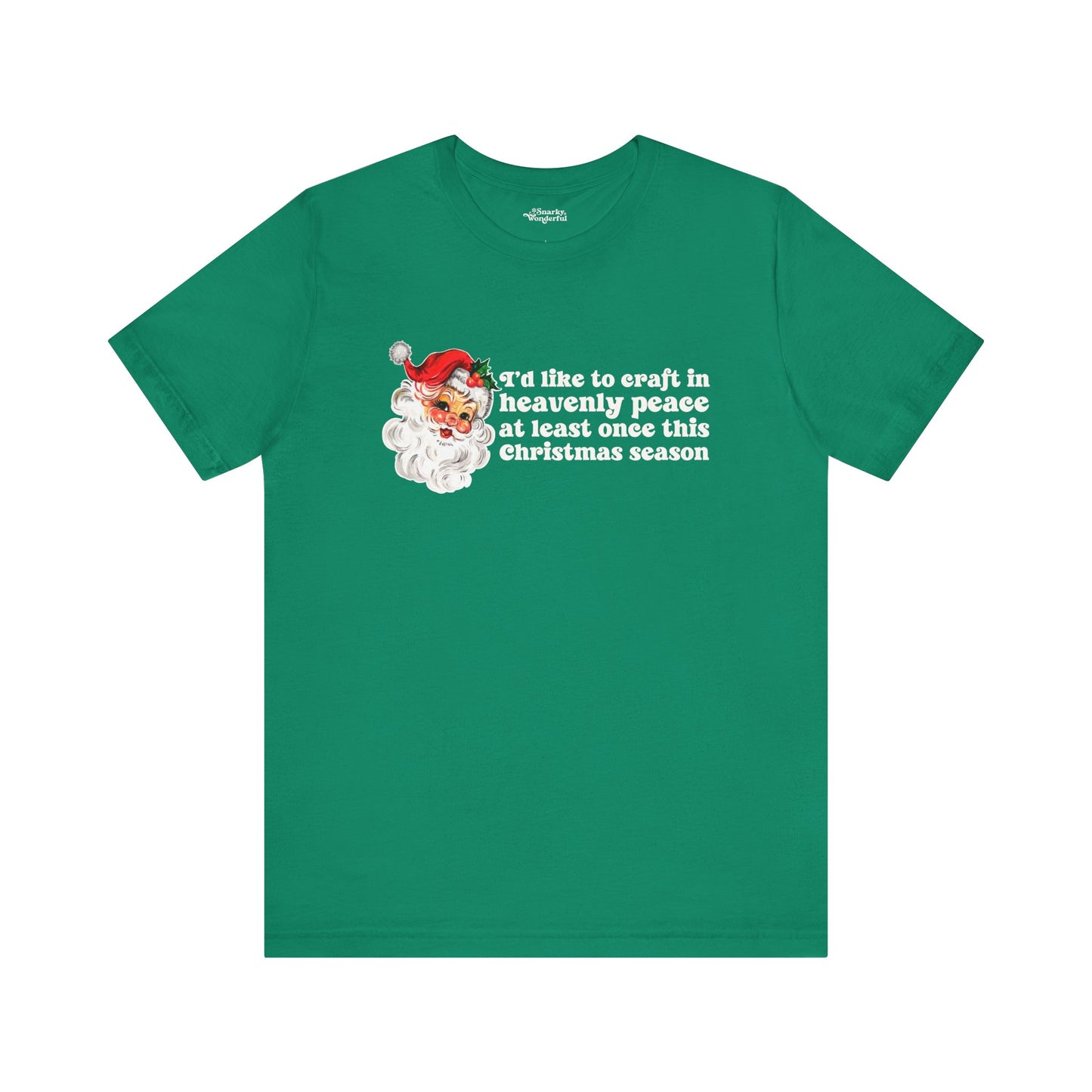 Christmas Crafting in Heavenly Peace Premium T-Shirt