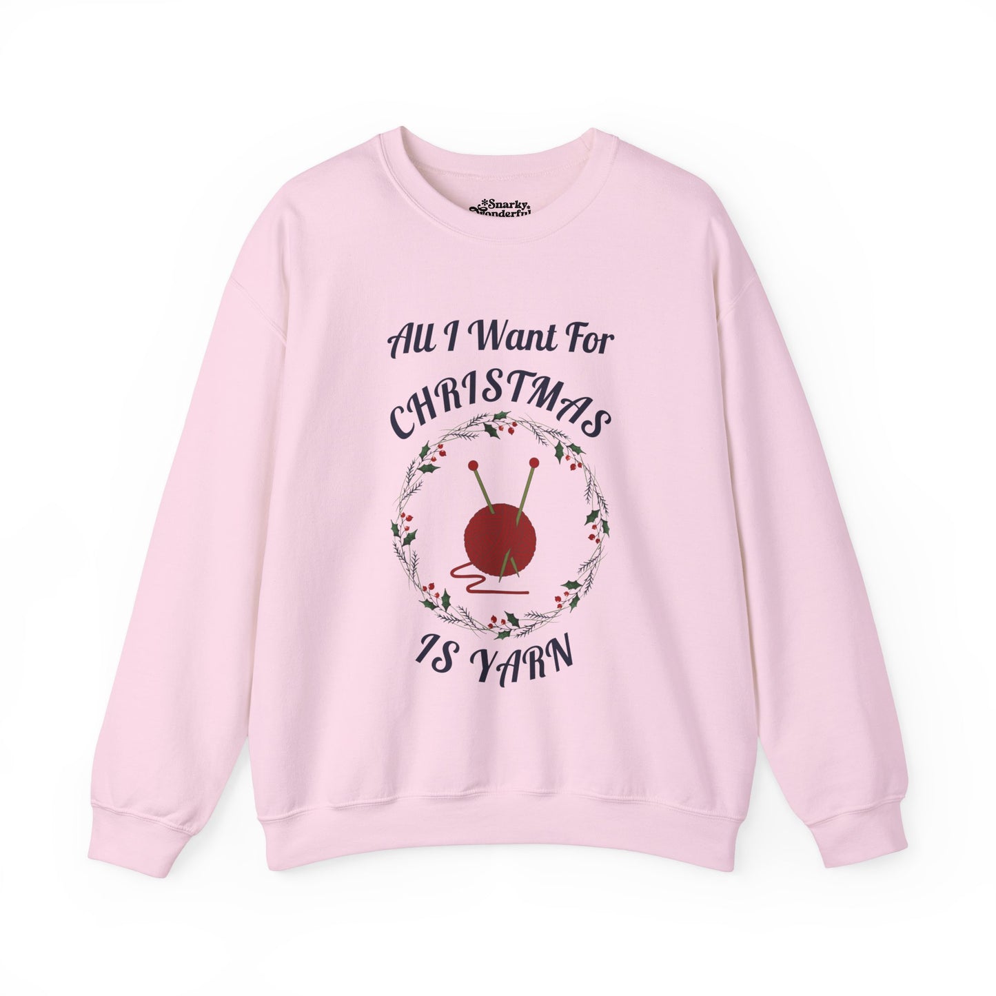 Christmas Yarn Dreams Knitter Sweatshirt