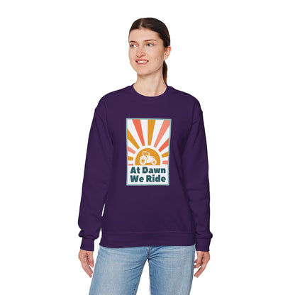 At Dawn We Ride Tractor Sweatshirt