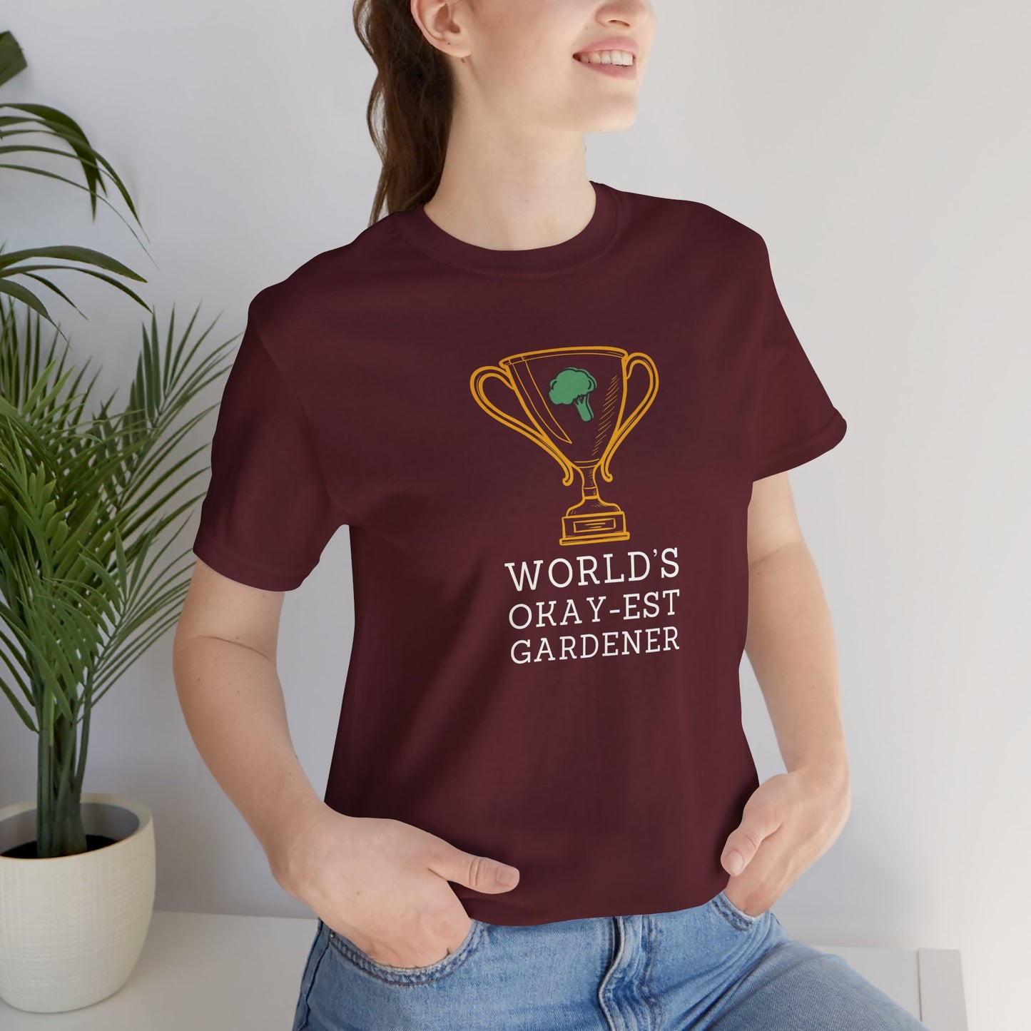 World's Okay-est Gardener Premium T-Shirt