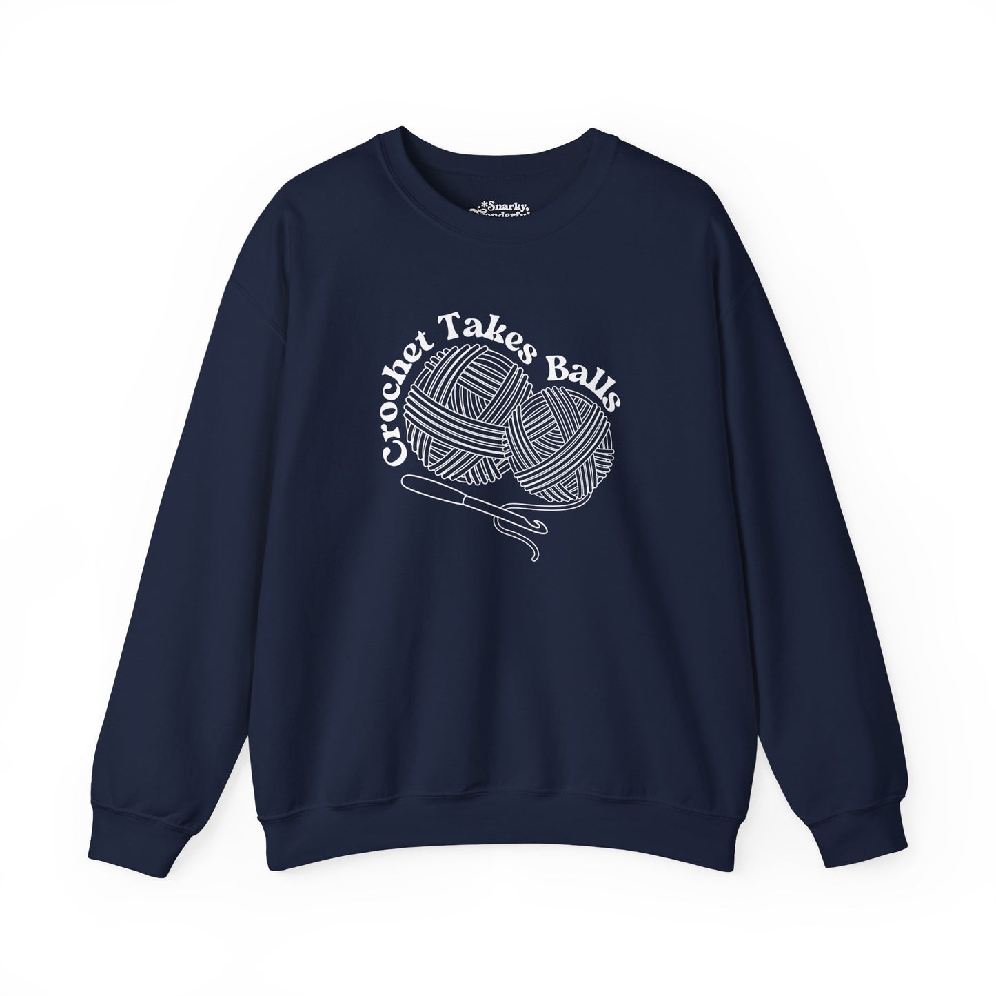 Crochet Takes Balls Sweatshirt