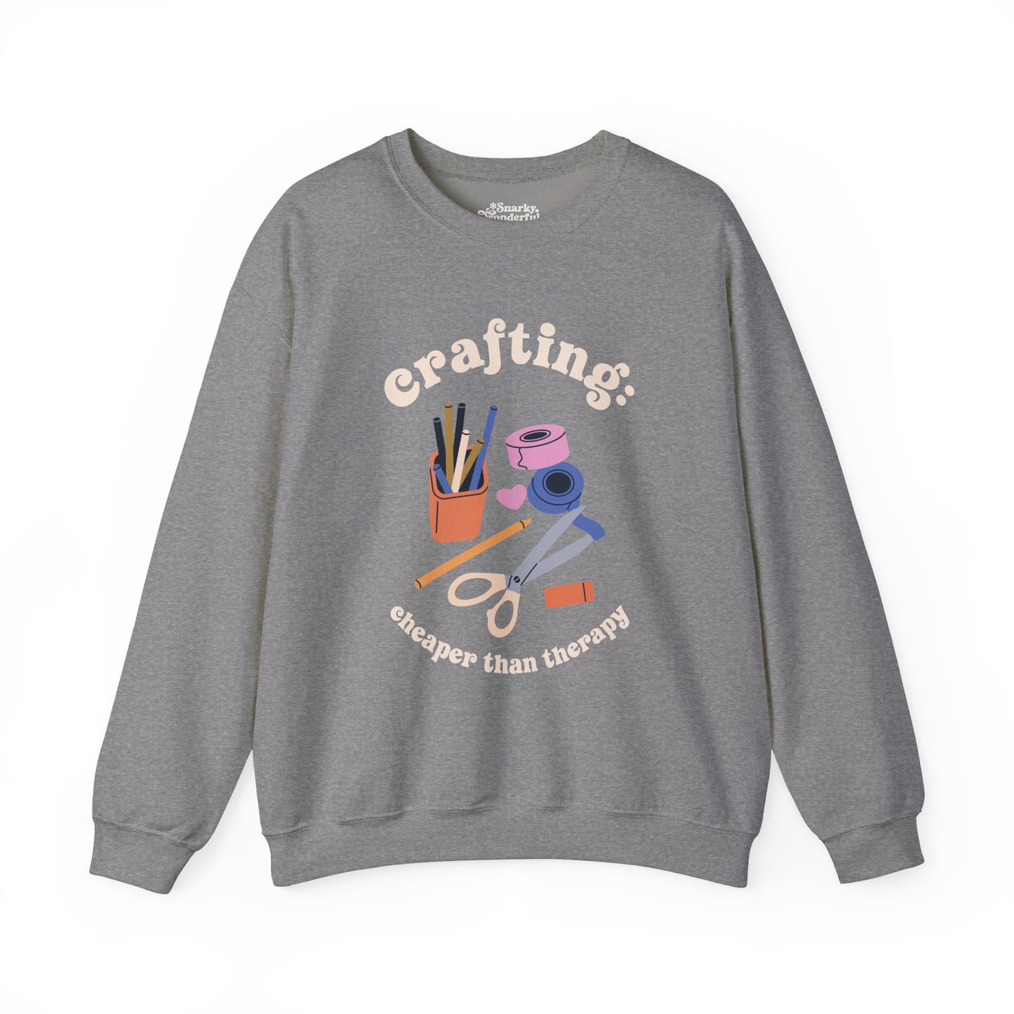 Crafting is Cheaper Than Therapy Sweatshirt