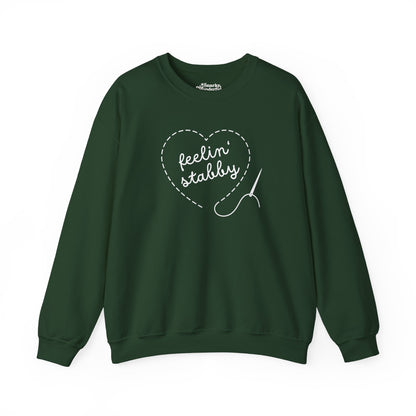 Feelin' Stabby Needlework Humor Sweatshirt - Snarky Wonderful - 15