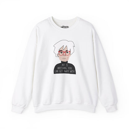 Creative Rebellion: Art Is Anything Warhol Sweatshirt - Snarky Wonderful - 6